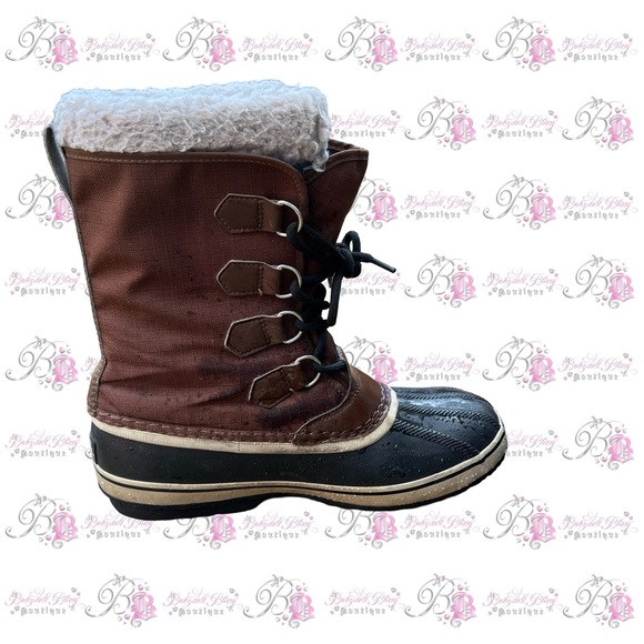 New SOREL 1964 Pac T Size 10 Hickory Brown Winter Snow Menβs Boots warm black - Picture 3 of 8